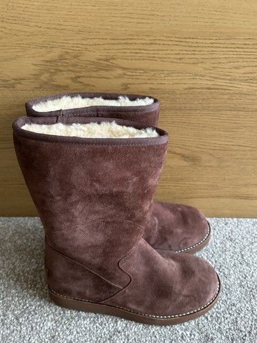 Ladies chocolate brown - ladies, suede