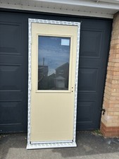 new garage side door and frame