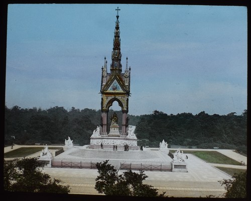 Albert memorial london c1890 - albert,
