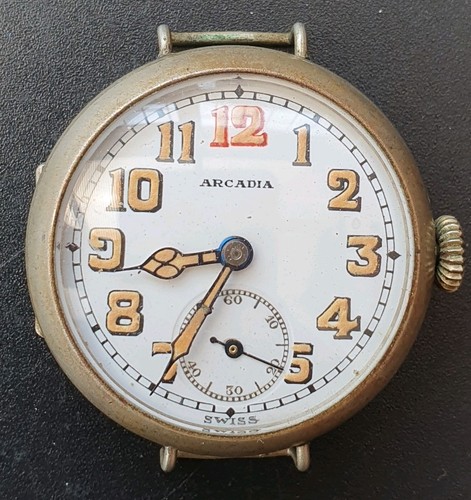 Vintage arcadia fleurier swiss - vintage,