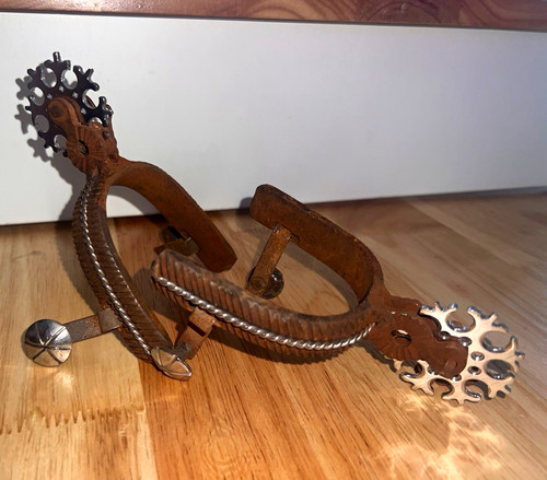 Vintage western cowboy spurs - western,