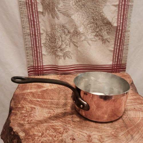 Antique french copper saucepan - copper,