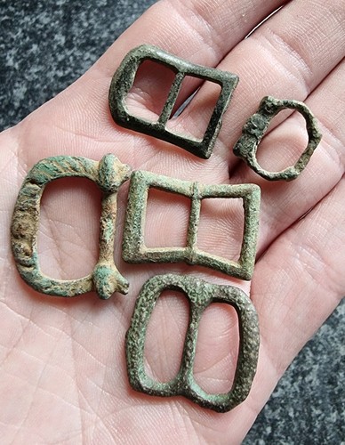 Metal detecting finds buckles - finds,