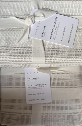 Pottery barn hawthorn - pottery, striped