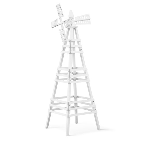6ft wood windmill - 6.6ft, backyard