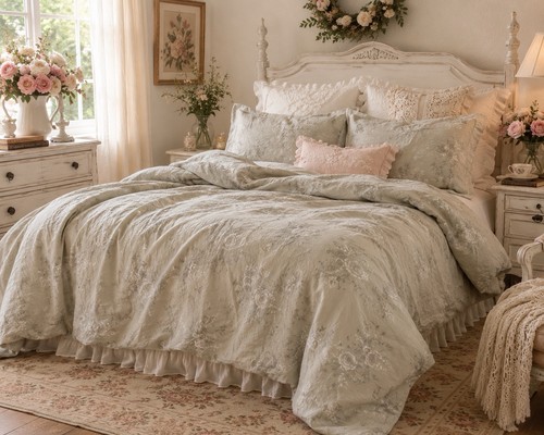 Simply shabby chic king - shabby, duvet
