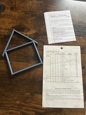 Cross Stitch Cottage Making Kit Crafting Sewing Tapestry Complete Kit Started