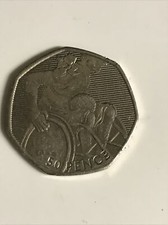 Wheelchair Basketball 50p Coin