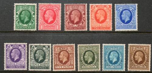 1934 1 - ½d, 1/-