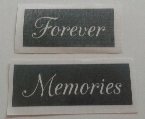 Forever memories word - &,