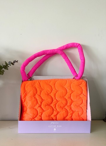 Paperchase laptop bag neon - paperchase,