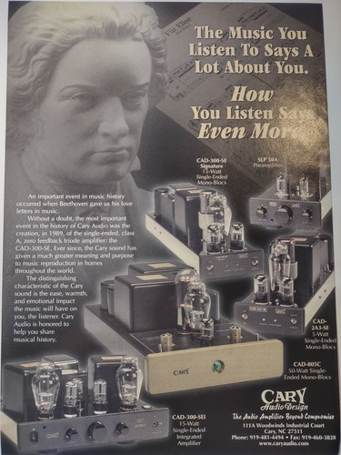 Cary audio design music - cary, you