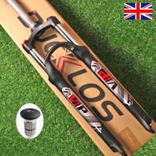 BUCKLOS 26/27.5/29" MTB Bike Forks 100mm Travel Suspension Fork Disc Brake QR