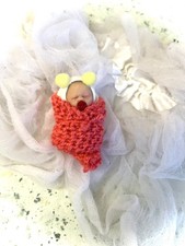 mini bundle baby polymer Clay Art Doll,dollhouse,gift, collector,ooak,artist