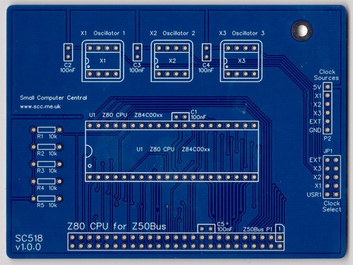 Sc518 z80 central processor - sc518-z80,