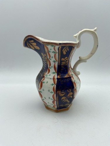 19th century gaudy welsh jug - welsh,