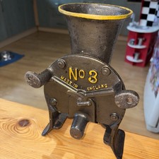 Antique No.3 Spong Cast Iron Coffee Mill/Grinder  - V.G.C. 