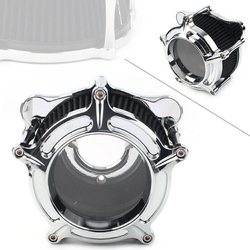 Chrome cnc air cleaner intake - chrome,