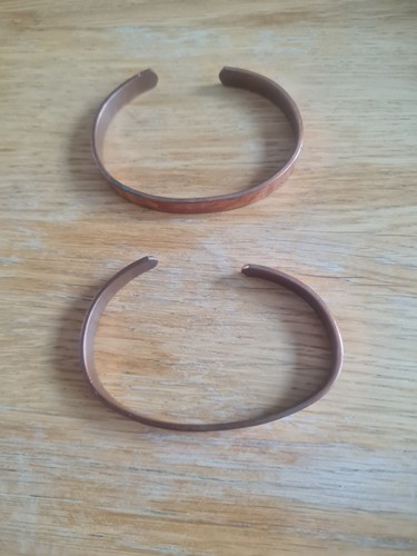 Pair copper halcyon healing - pair, of