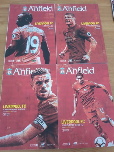 Liverpool football programmes - liverpool,