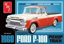 AMT 1407 1:25th scale 1960 Ford F-100 with Trailer