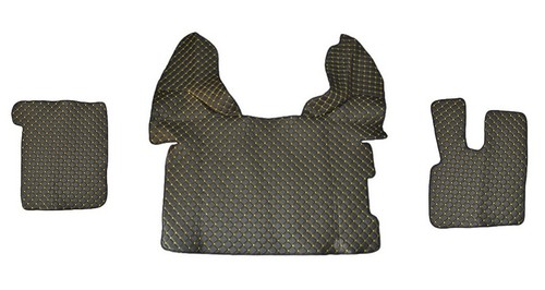 Black with yellow stitches - with,