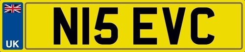 Nice initials number plate - initials,