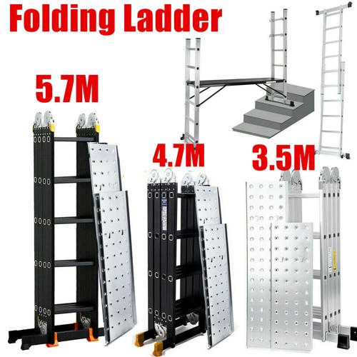 7m folding ladder - 4.7m/5.7m,
