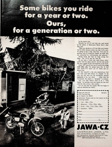 1972 jawa motocross - jawa,
