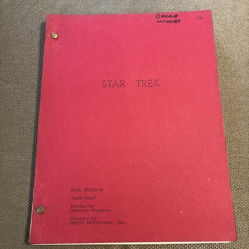 Star trek amok time original - star,