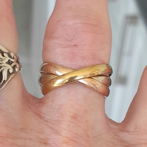 9ct yellow white rose gold - yellow,