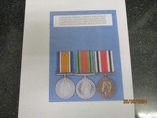GROUP OF 3 MEDALS WW1 PAIR [WORC R] RARE FID DEF SPECIALS MEDAL