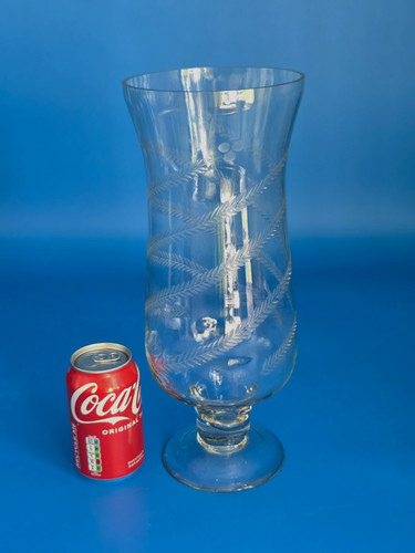 Very large vintage cut glass - cut,