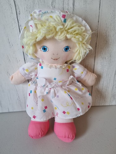 Vintage girl rag doll - doll, toy