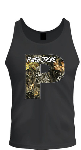 Power stroke camo logo - p,