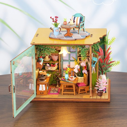 Diy dollhouses kits led - diy,