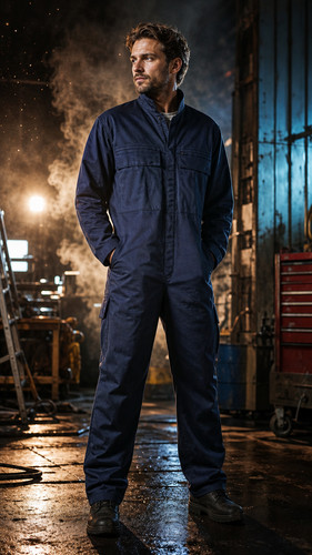 Coverall boiler suit - coverall, flame