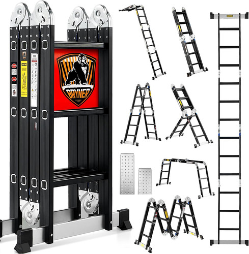 12ft aluminum extension ladder - 12ft,