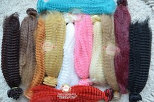 Synthetic Doll Hair Weft Wavy