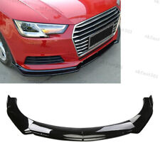 Lower Front Glossy Splitter Spoiler Bumper Chin Lip For Audi A3 A4 A5 S4 Q3 Q5