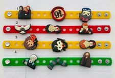 4x Children’s Harry Potter  Croc / Jibbitz Bracelets  3 Charms