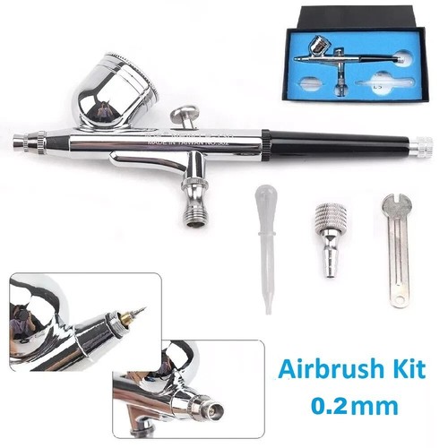 Mini airbrush kit - airbrush, action