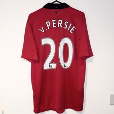 Manchester United 2013/2014 Home Shirt Van Persie #20 Authentic Men’s Medium