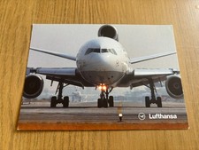 Lufthansa McDonnell-Douglas DC-10 airline issue postcard