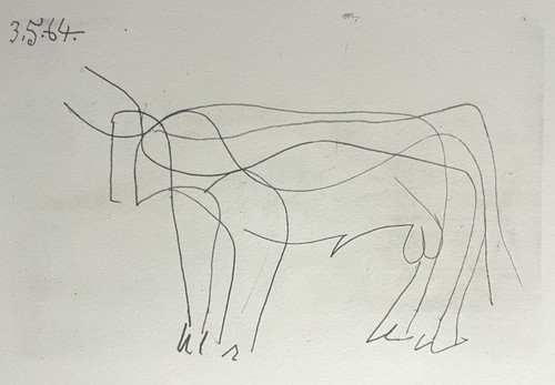 Picasso lithograph 1970 - lithograph,