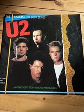 U2 BOOK Anabas Look Book 12" x 12" Large format Glossy 1987 Original Superb!