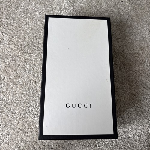 Gucci black white empty shoe - gucci,