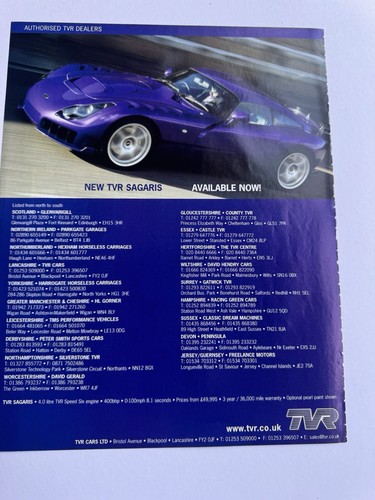 Original vintage tvr sagaris - original,