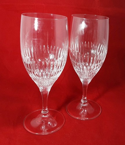 Pair wedgwood crystal vera - of,