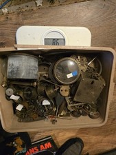 Job Lot Assorted Vintage Clock Parts Spares